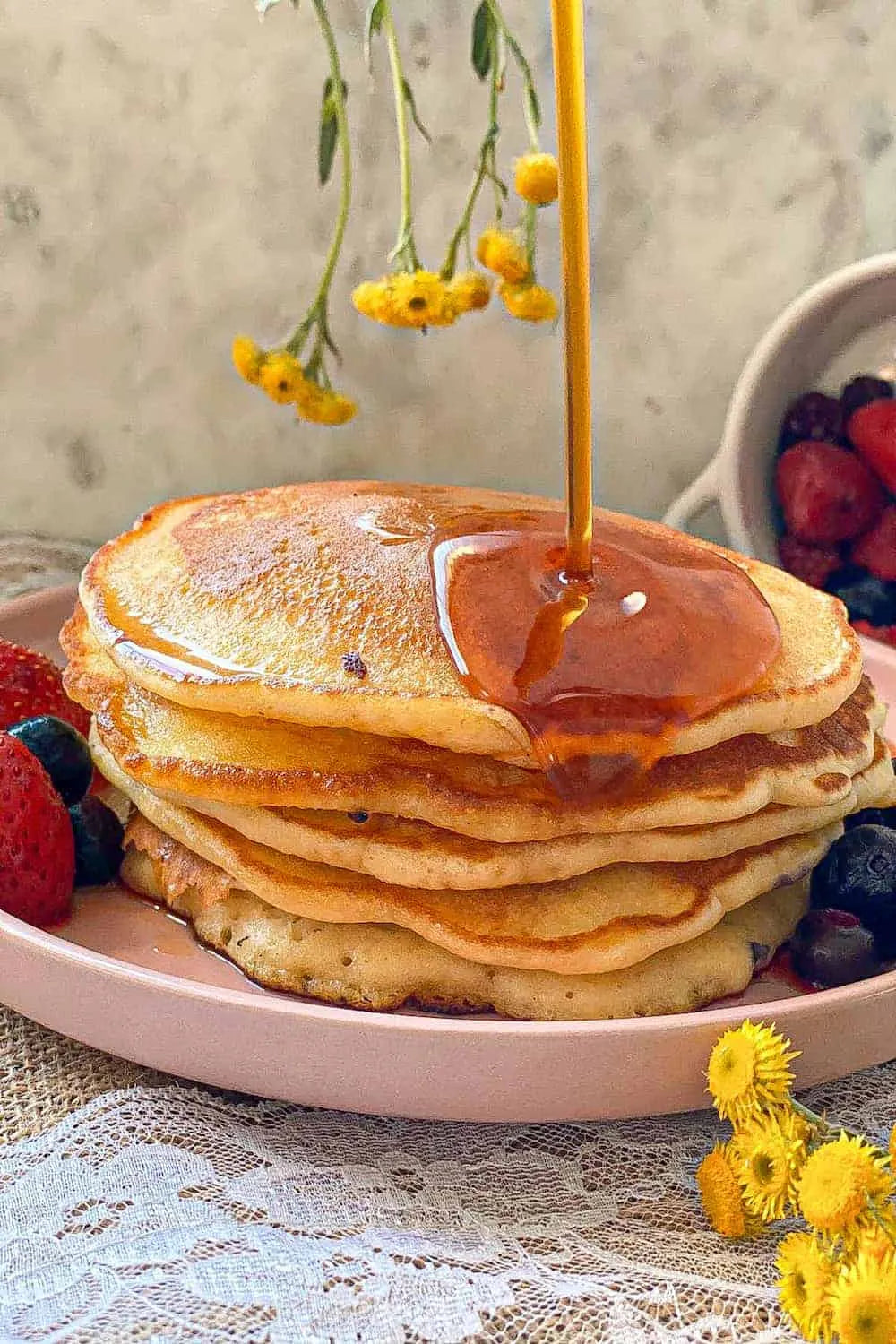 Easy Fluffy pancake recipe In 15 Minutes